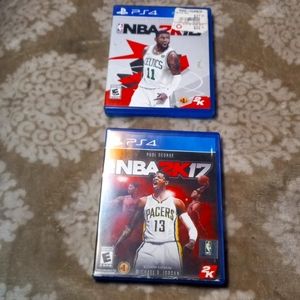 Lot 35 Ps4 2 - GAME LOT - NBA2K 17 AND 18